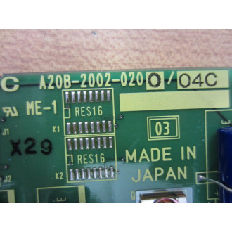 Fanuc A20B-2002-0200 Board A20B-2002-020004C - Parts Only