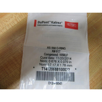 DuPont Kalrez AS-568 O-Ring AS568 K017 (Pack of 3)