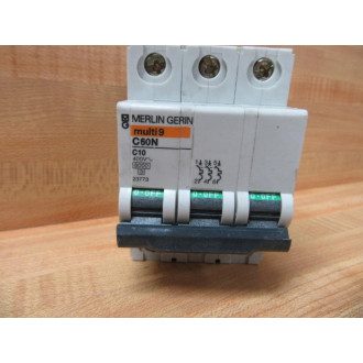 Merlin Gerin 23773 Square D Breaker 10A MG23773 Schneider - Used