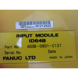 Fanuc A16B-1310-0163 Module A16B-1310-016302A - Board As Is - Parts Only