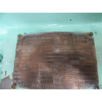 Brook Crompton 3648217C-03 Motor 3648217C03 Job 03-01-658 - Refurbished
