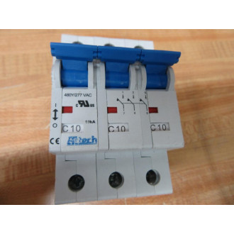 Altech 3CU10 Circuit Breaker 10A 3P - Used