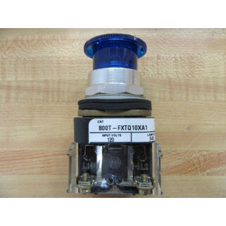 Allen Bradley 800T-FXTQ10XA1 Push Button WBlue Cap - New No Box