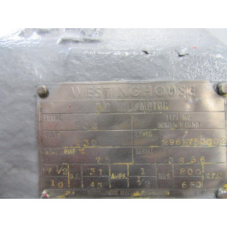 Westinghouse 296B750G02 Motor Job 94-11-183 - Refurbished