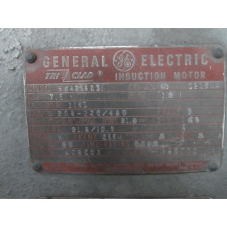 General Electric 5K4256B31 Motor 7.5HP 1165RPM Tag 12017 - Refurbished
