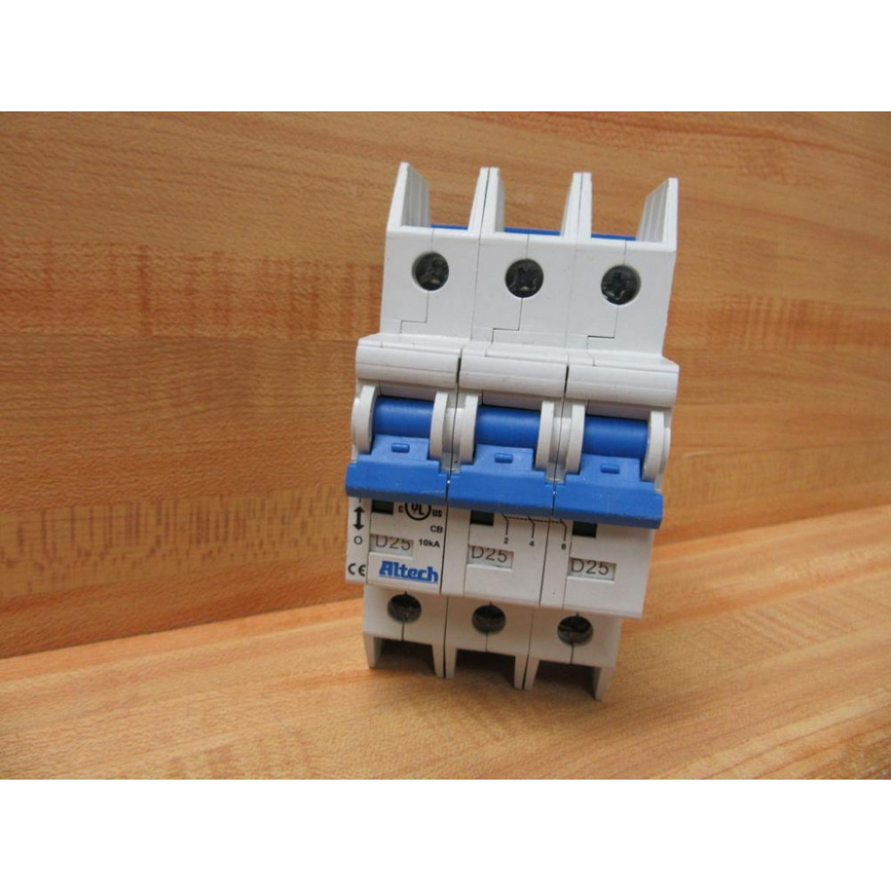 Altech UL 489 Branch Circuit Breaker UL489 25A 3P - New No Box