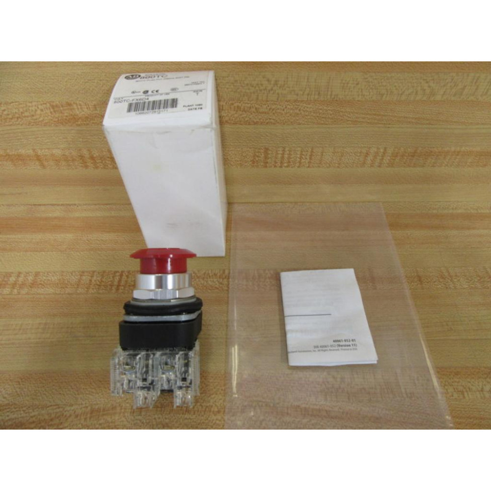 Allen Bradley 800TC-FX6D4 Push Pull Switch