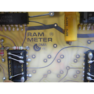 Ram Meter 81K186A2 Board 81K186A1 - Used