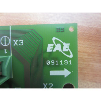 EAE 091191 Circuit Board MUO3C MU03C 169045 On Brackets - Used