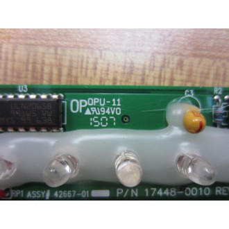 STI 42667-01 Circuit Board 4266701 17448-0010 Clear Indicators - Used