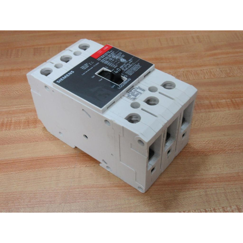 Siemens LGG3B040 40A Circuit Breaker LGG3B040L - Used