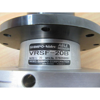 Shimpo Nidec VRSF-20B Able Reducer VRSF20B Ratio 1:20 - Used