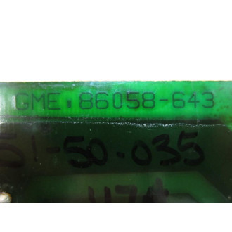 GME 86058-643 Circuit Board 86058643 - Used