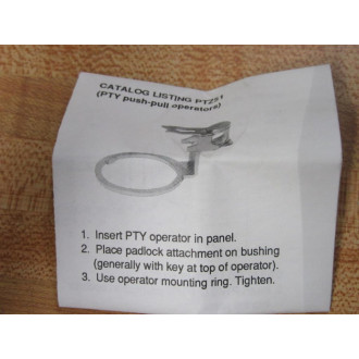 Senasys PTZ51 PTY Push Pull Lock Out