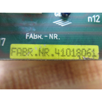 Abschalt 41018061 Board - Used