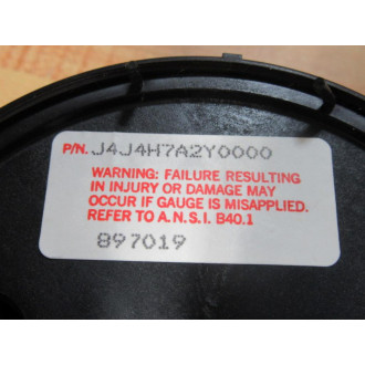 Helicoid J4J4H7A2Y0000 Pressure Gauge 0-2000PSI