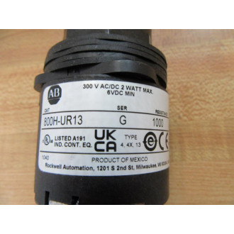 Allen Bradley 800H-UR13 Potentiometer Unit 800HUR13