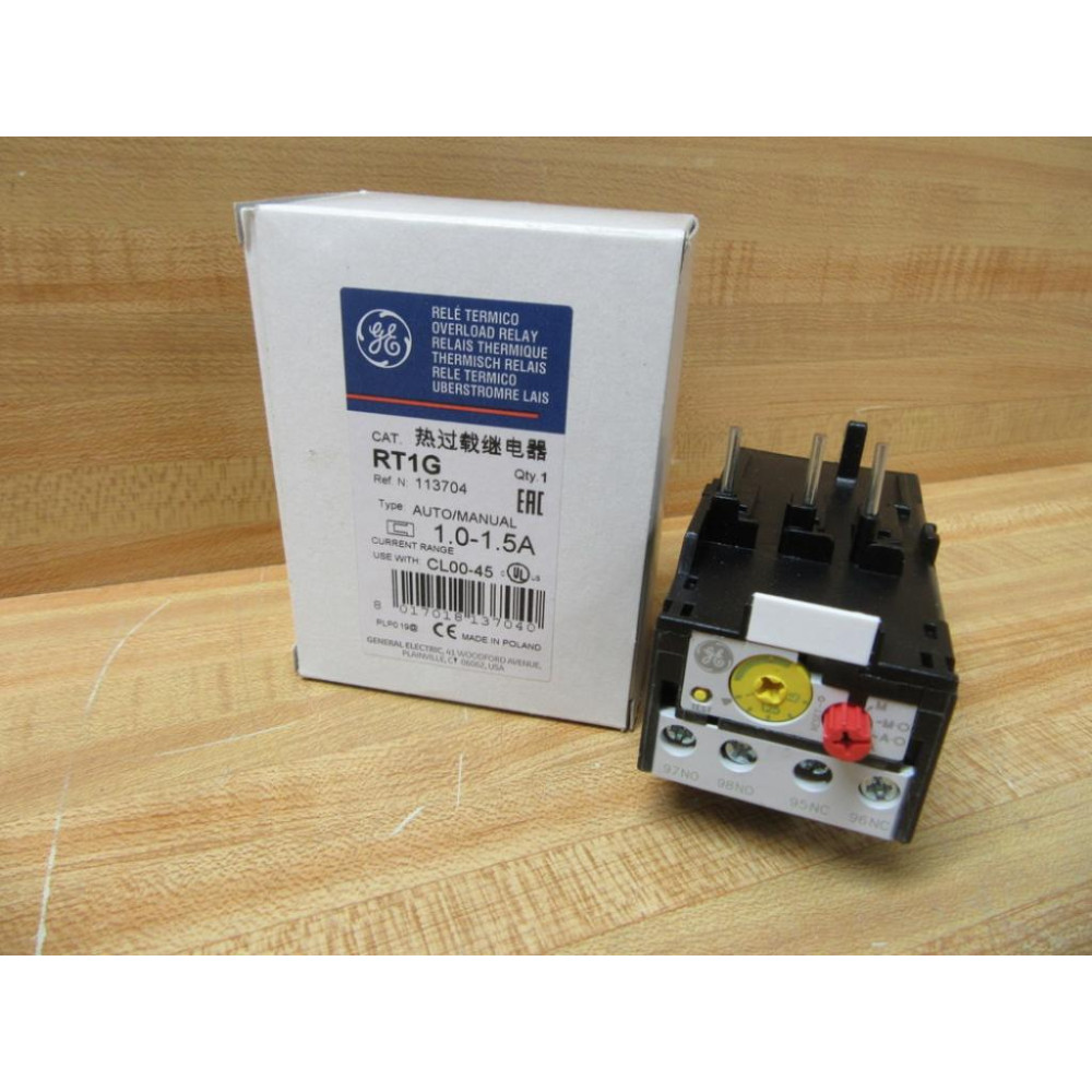 thumbnail image 2 of General Electric CR124/A Overload Relay – Used, Fully Functional, Tested 2 of 5