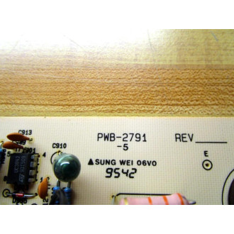 Sung Wei PWB-2791 Circuit Board PWB-2791-5 - Used