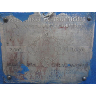 Drive-All Mfg S0010206719 Lg Gearbox, 2-Speed 3 - Refurbished