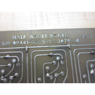 Giddings & Lewis 502-0279-00 Half Adder Board 502027900 - Used