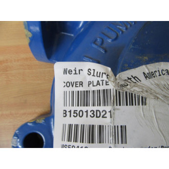 Weir Slurry B15013D21 Cover Plate - New No Box
