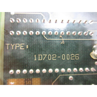 HPM 1D702-0026 Circuit Board 1D7020026 - Used
