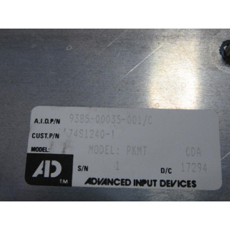 ABB MOD 300 Input Device 9385-00035-001C Display Only - Used
