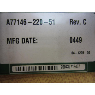 Allen Bradley A77146-220-51 Circuit Board A7714622051 2 - Parts Only