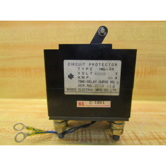Nikko Electric IMG-3R Circuit Breaker 1MG3R WWires - Used