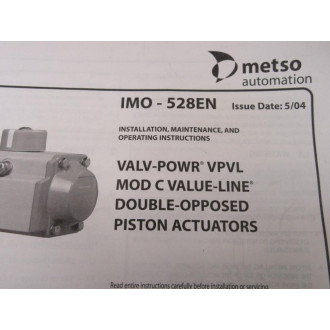 Metso RKP-159 Valve Repair Kit For IMO-528EN
