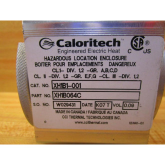 Caloritech XH1B064C Terminal Housing Enclosure XH1B1-001 - Used