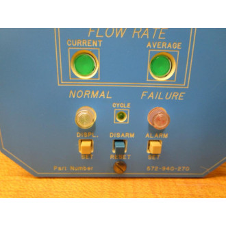 Sloan 572-940-270 Flow Rate Monitor 572940270 - Used