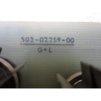Giddings & Lewis 502-02259-00 Slider Control 501-01503-00 - Used