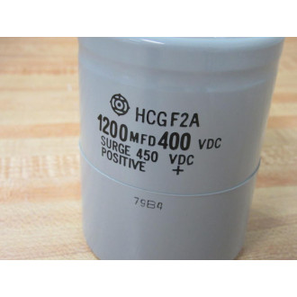 Hitachi HCGF2A Capacitor 1200MFD 400VDC - Used