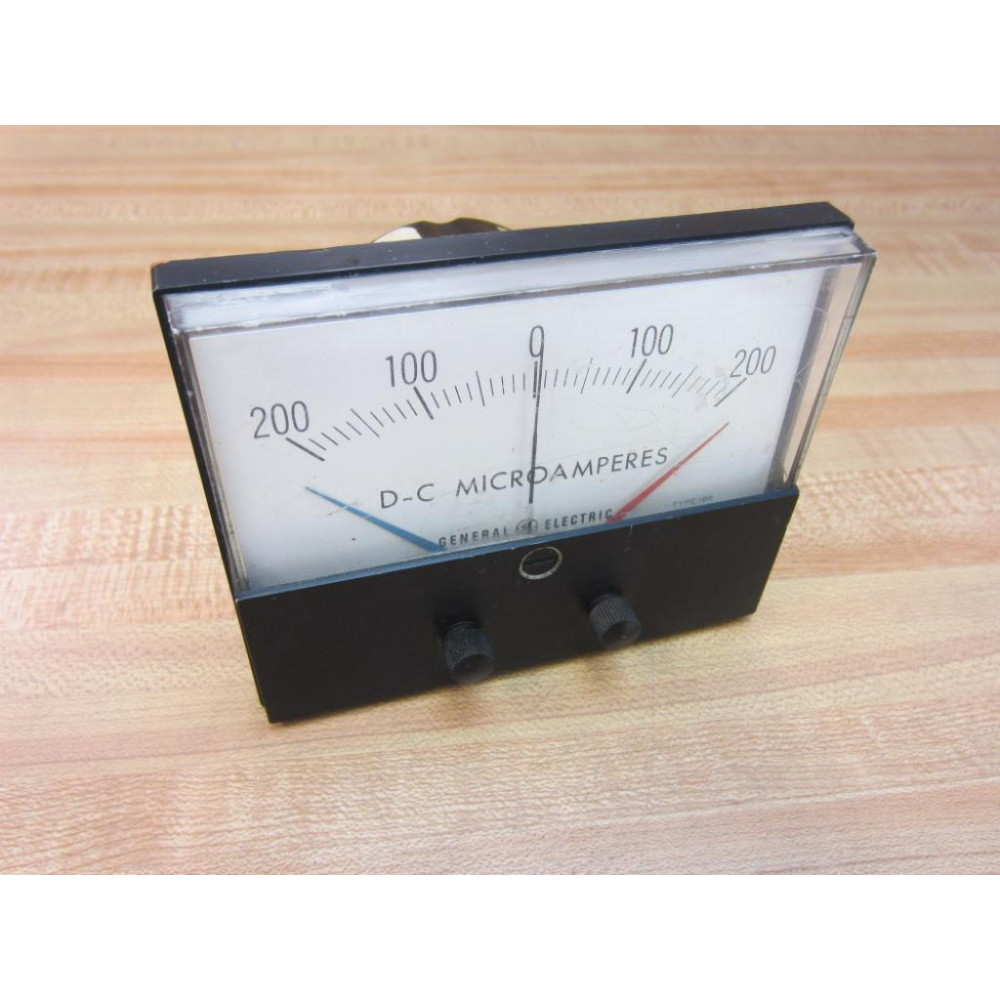 General Electric 50-196436CYCY1JAA D-C Microamperes Meter - Used