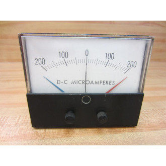 General Electric 50-196436CYCY1JAA D-C Microamperes Meter - Used