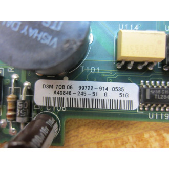 Allen Bradley 40846-245-51 Circuit Board 4084624551 40846-244-06A - Used
