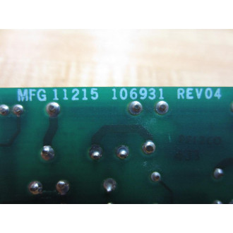 Allen Bradley 106931 Circuit Board MFG11215 106931 Rev.04 - Used