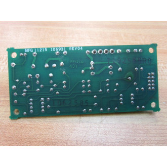 Allen Bradley 106931 Circuit Board MFG11215 106931 Rev.04 - Used