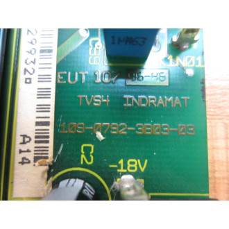 Indramat 109-0792-3B03-03 TVS4 Board 10907923B0303 2 Board As Is - Parts Only