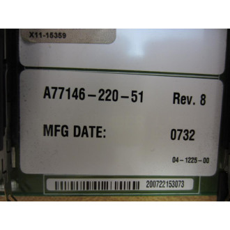 Allen Bradley A77146-220-51 Circuit Board A7714622051 Rev.8 - Used
