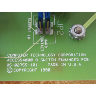Computer Technology 05-02755-101 ACCESS4000 8 PCB 0502755101 w7 Bulbs - Used