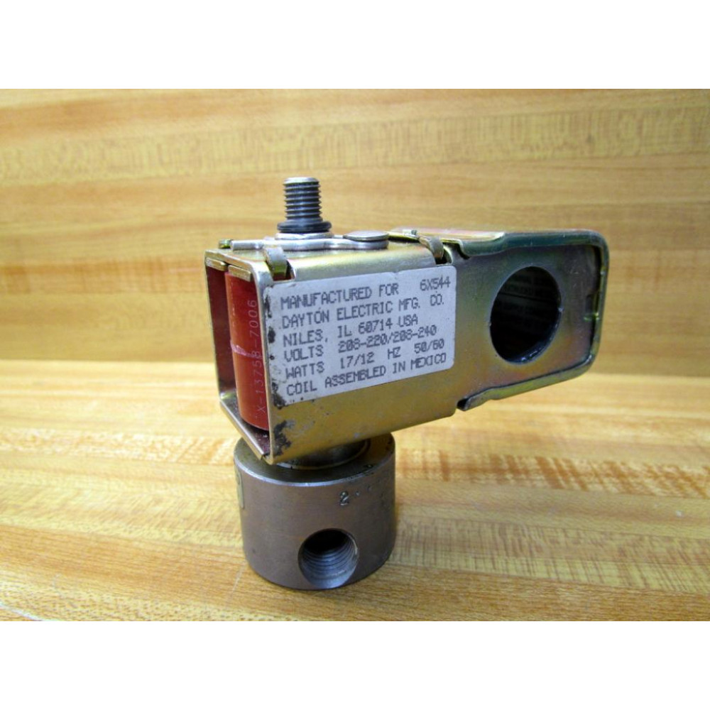 Dayton 6X544 Solenoid Coil WValve - New No Box