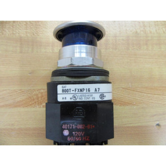 Allen Bradley 800T-FXNP16A7 Button 800TFXNP16A7 WBlue Cap - New No Box