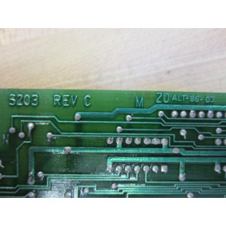 Gould S203-001 Circuit Board  S203 S203 Rev.C wo IC Chip - Used