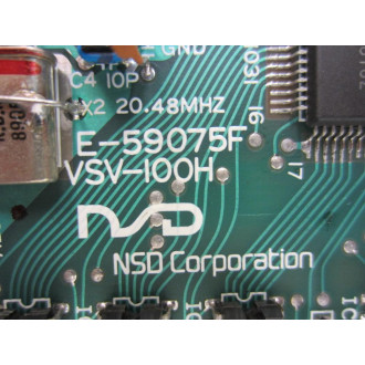 NSD E-59075F Circuit Board VSV-100H - Used
