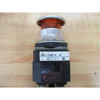 Allen Bradley 800T-FXNP16A7 Button 800TFXNP16A7 WAmber Cap - New No Box