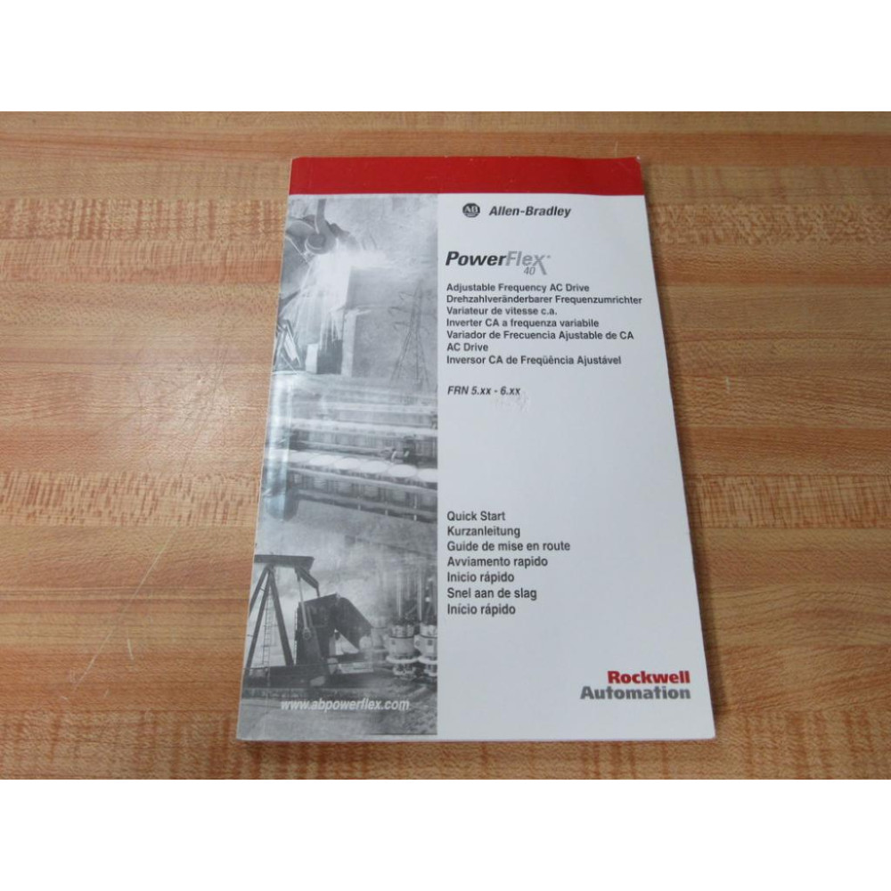 Allen Bradley 22B-QS001F-MU-P PowerFlex 40 Quick Start Guide