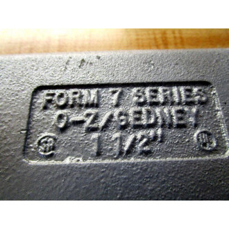 O-Z Gedney 570 1-12" Conduit Cover